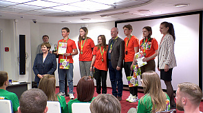 Звезды белорусского спорта приняли участие в интеллектуальной игре "БрейнБатл"