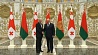 Встреча президентов Беларуси и Грузии во Дворце Независимости 