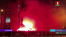 Радикалы атаковали офис украинского телеканала "НАШ"