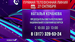 27 октября Н. Кочанова проведет прямую телефонную линию