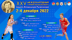 Международный баскетбольный турнир памяти Владимира Рыженкова стартовал в Минске