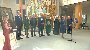На выставке ведущих художников Беларуси и России в Нацбиблиотеке представлено более 40 картин
