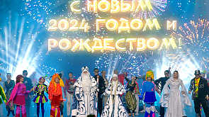 Праздник "Олимпийская елка" собрал детей и внуков известных белорусских атлетов