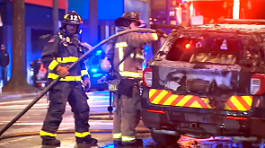 Разбитые витрины, крики и полыхающие автомобили - "ночь гнева" прошла в Атланте 