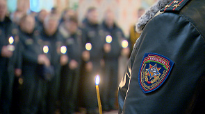 Белорусские спасатели отдали дань памяти товарищам, погибшим при исполнении служебного долга 
