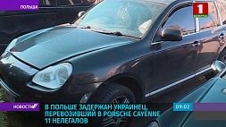 В Польше задержан украинец, перевозивший в Porsche 11(!) нелегалов 