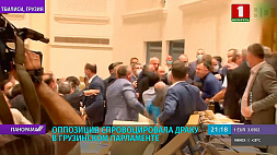 Оппозиция спровоцировала драку в грузинском парламенте