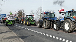 Польские фермеры вновь перекрыли границу с Украиной