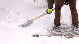 В Минске открыто 130 пунктов выдачи инвентаря для уборки снега