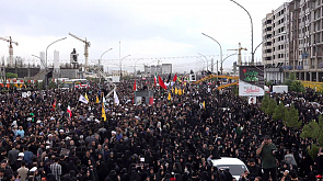 Жители Тегерана прощаются с президентом и главой МИД Ирана, на церемонию прибыл Сергей Алейник