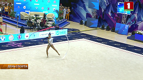 Алина Горносько - победительница международного клубного турнира по художественной гимнастике