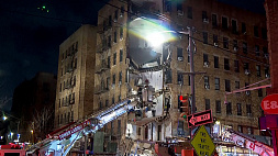 В США произошло  частичное обрушение шестиэтажного дома