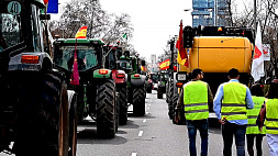 В Испании продолжается общенациональная забастовка фермеров