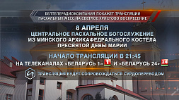 Телеканалы Белтелерадиокомпании на Пасху будут транслировать кадры из духовных обителей Минска, Рима и Ватикана