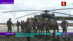 Белорусские военные проводят батальонное тактическое учение на полигоне Брестский 