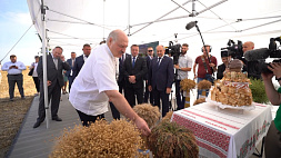 Президент Беларуси посетил ОАО "Беловежский" и пообщался с местными жителями 