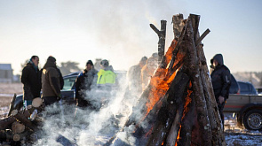 В Литве фермеры разжигают костры на площадях в знак протеста 