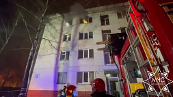 В Минске горело общежитие - спасена женщина, 25 человек эвакуированы