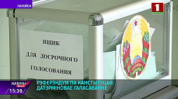 Третий день досрочного голосования на конституционном референдуме - проголосовало почти 15 % жителей Минской области