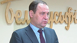 Роман Головченко посетил площадку "Беларусьфильма"