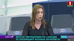 Депутат Европарламента: Санкции не прекращают военные конфликты