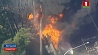 В Сиднее посреди дороги внезапно загорелся бензовоз