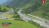 Пробка длиной в 16 километров образовалась с севера на юг Швейцарии 