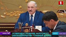 Доклад Президенту Беларуси представили министр по налогам и сборам и глава Комитета госконтроля 