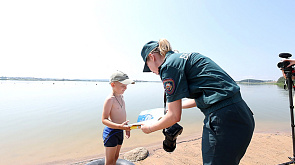 МЧС Минской области внимательно следит за пребыванием отдыхающих у воды