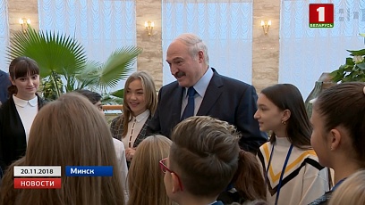 Участники и делегаты детского конкурса "Евровидение" пообщались с Президентом Беларуси
