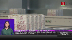 Беларусь по наличию запасов сахара и соли обеспечена более чем на 150 % от нормы 