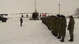 Белорусские военные отправились в Россию на обучение