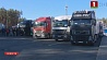 Огромные очереди из грузовиков образовались на границе Беларуси со странами Евросоюза
