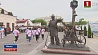 В Минске торжественно открыли скульптуру пожарного