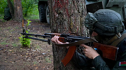 На Брестском полигоне проходят тренировки ССО Вооруженных Сил с ЧВК "Вагнер". 