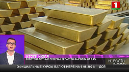Золотовалютные резервы Беларуси выросли на 0,4 %