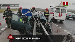 Серьезное ДТП в Щучинском районе - водитель оказался зажат в салоне авто 