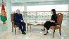 Лукашенко дал интервью украинской журналистке Диане Панченко