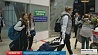 В Национальном аэропорту Минск накануне встречали женскую сборную Беларуси по волейболу