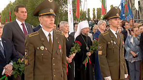 В Тростенце прошел митинг-реквием в память о жертвах Великой Отечественной войны