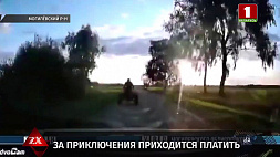 В Могилевском районе пьяный пытался скрыться на самодельном мотоцикле
