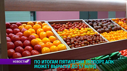 По итогам пятилетки экспорт белорусского продовольствия может вырасти до $ 7 млрд