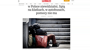 В Польше растет количество бездомных
