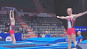 Серебряную медаль на этапе Кубка мира по прыжкам на батуте завоевывает белорусский дуэт