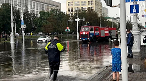 Дождевой коллапс в Минске - заторы достигли 10 баллов