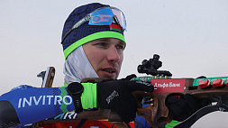 Смольский замкнул десятку лучших в биатлонной  гонке преследования на Спартакиаде сильнейших