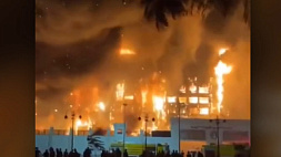 Страшные кадры из Египта: огненный вихрь охватил здание полиции