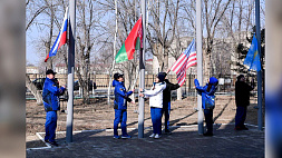 Белорусский флаг подняли на Байконуре