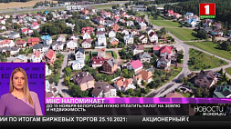 Налог на землю и недвижимость нужно уплатить белорусам до 15 ноября