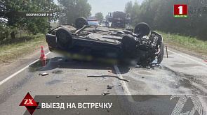 В Кобринском районе такси попало в ДТП - водитель в больнице